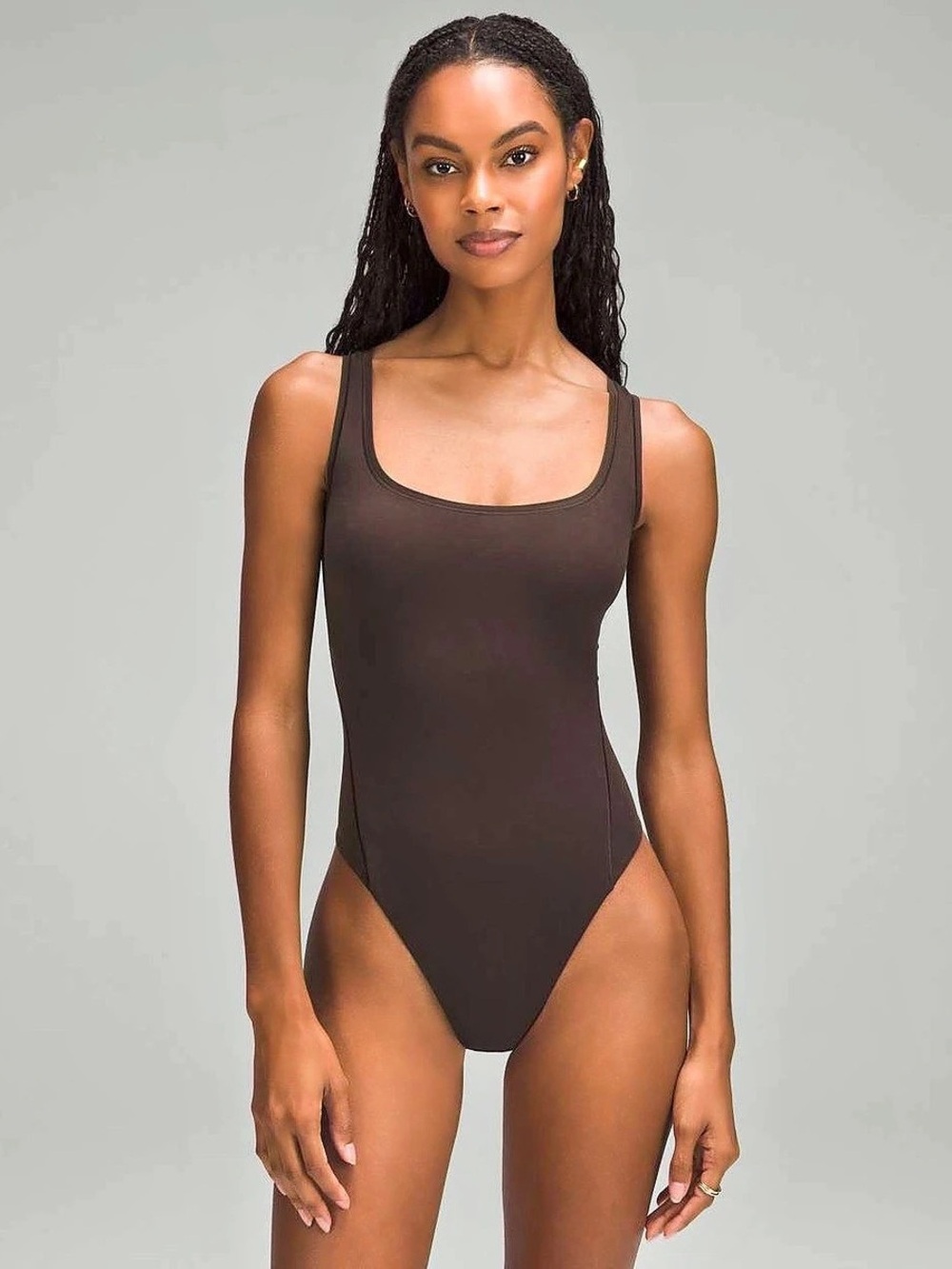 lululemon Wundermost Ultra-Soft Nulu Square-Neck Sleeveless Bodysuit Wundermost